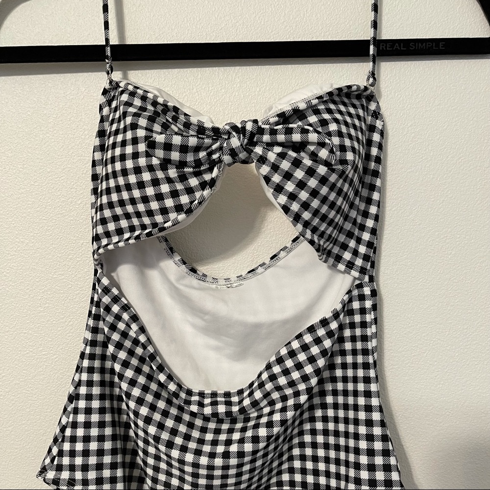 Gingham One Piece Bathing Suit - image 3